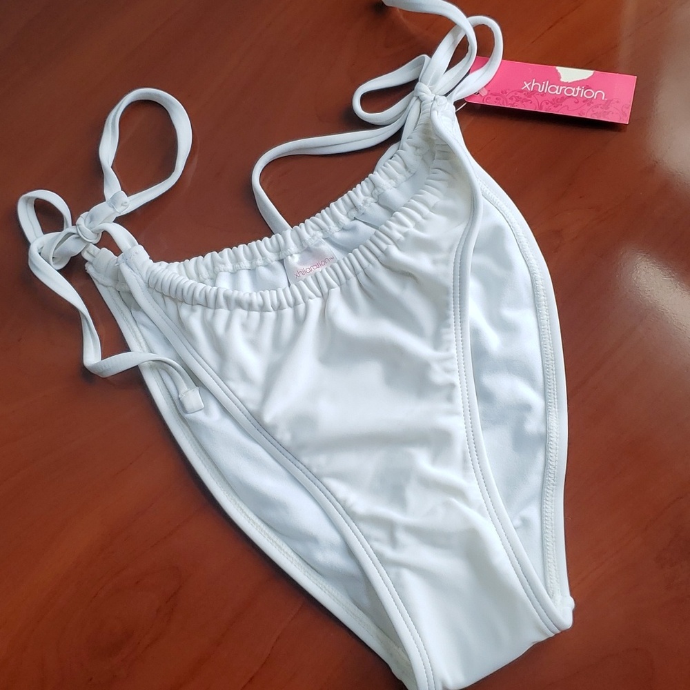 White Bikini bottom size L
